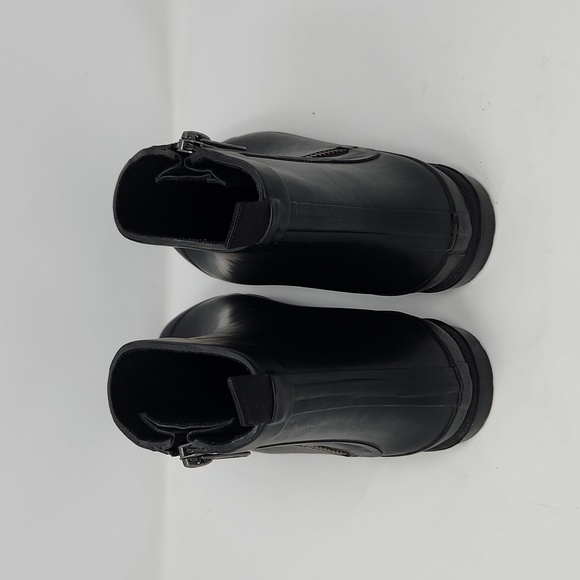 Madewell Zip-up Lugsole Rain Boot Black, sz 11 - Picture 2 of 10